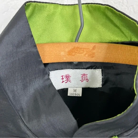 VTG Chinese Dragon Embroidered Mandarin Collar Jacket - Picture 6 of 8